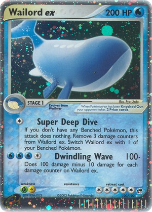 Wailord ex card image