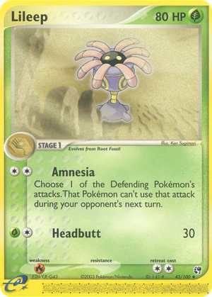 Lileep card image
