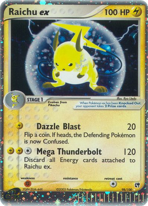 Raichu ex card image