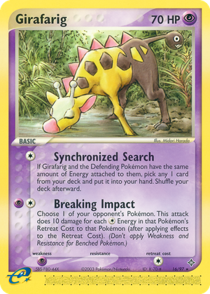 Girafarig card image