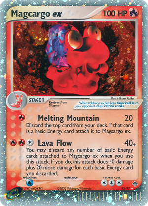 Magcargo ex card image