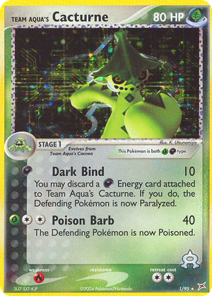 Team Aqua's Cacturne card image