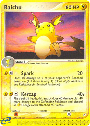 Raichu card image