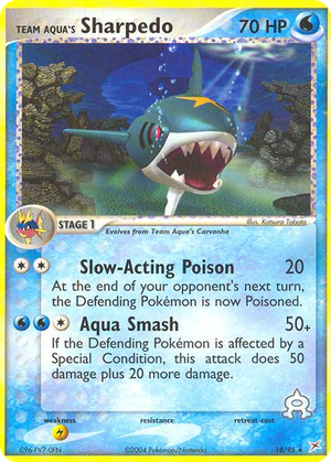 Team Aqua's Sharpedo card image