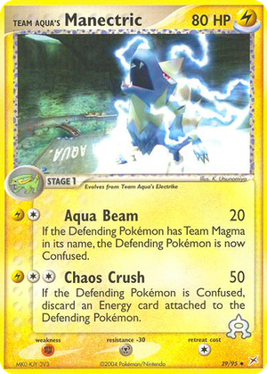 Team Aqua's Manectric card image