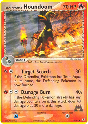 Team Magma's Houndoom card image