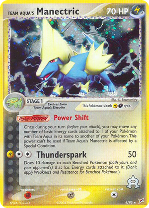 Team Aqua's Manectric card image