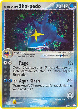 Team Aqua's Sharpedo card image