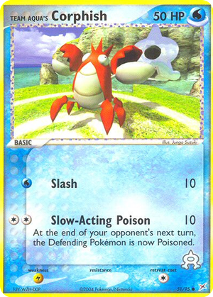 Team Aqua's Corphish card image