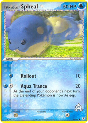 Team Aqua's Spheal card image