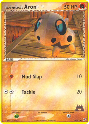 Team Magma's Aron card image