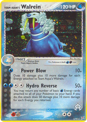 Team Aqua's Walrein card image