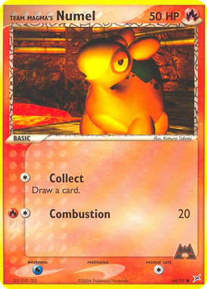 Team Magma's Numel card image