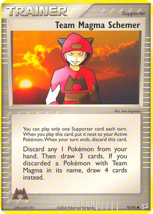 Team Magma Schemer card image