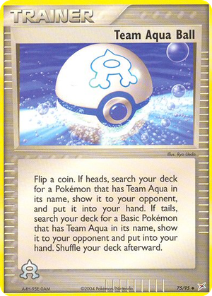 Team Aqua Ball card image