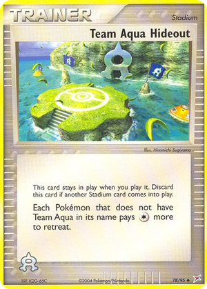 Team Aqua Hideout card image