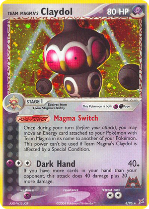 Team Magma's Claydol card image