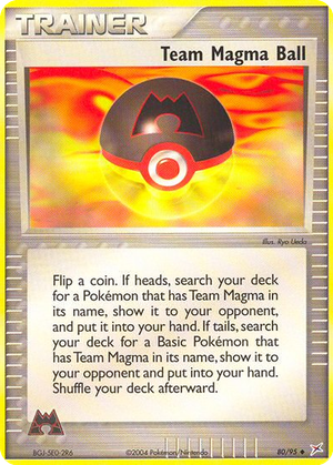 Team Magma Ball card image
