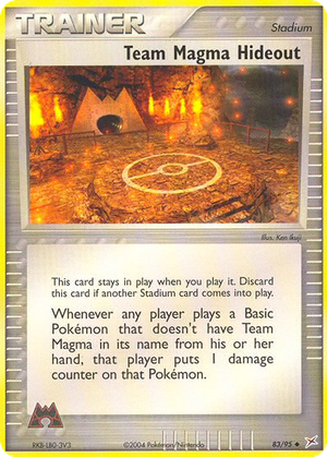 Team Magma Hideout card image
