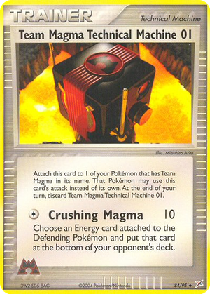 Team Magma Technical Machine 01 card image