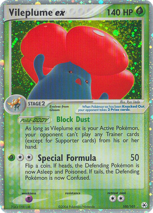 Vileplume ex card image