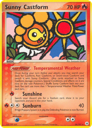 Sunny Castform card image