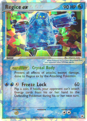 Regice ex card image