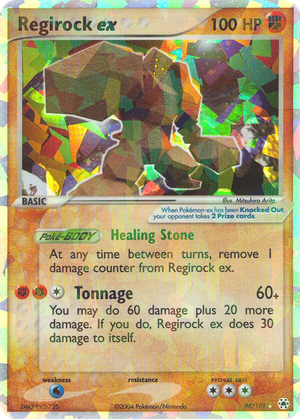 Regirock ex card image