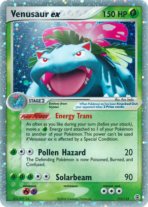 Venusaur ex card image