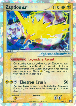 Zapdos ex card image