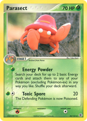 Parasect card image