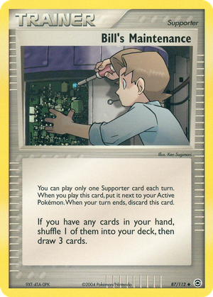 Bill's Maintenance card image