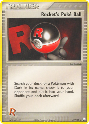 Rocket's Poké Ball card image
