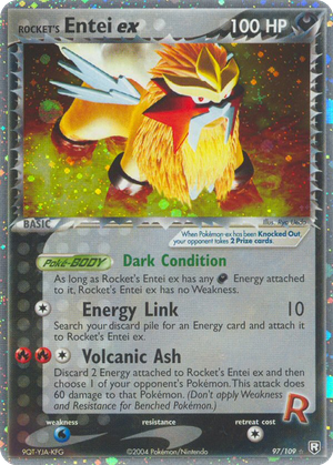 Rocket's Entei ex card image