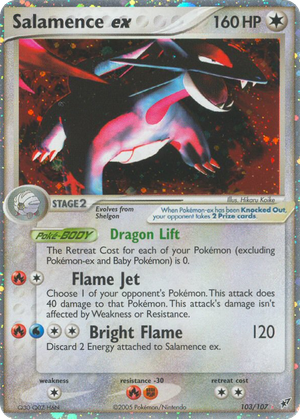 Salamence ex card image