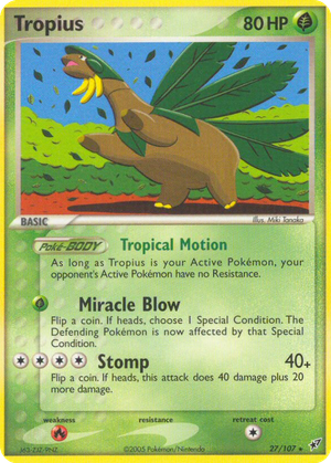 Tropius card image