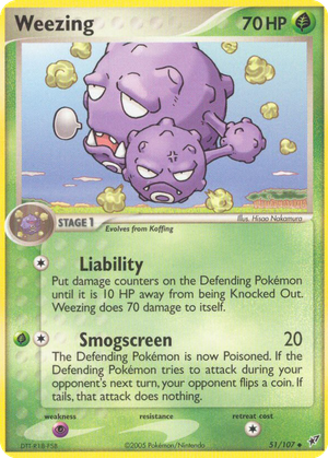 Weezing card image