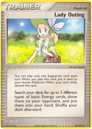 Lady Outing card image
