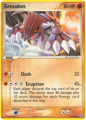 Groudon card image