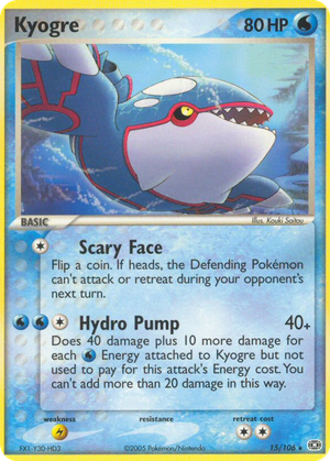 Kyogre card image