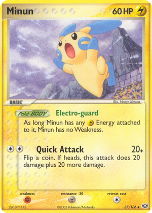 Minun card image