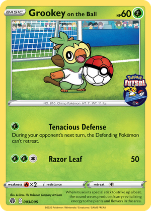 Grookey on the Ball card image