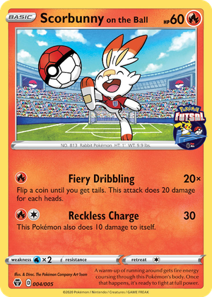 Scorbunny on the Ball card image