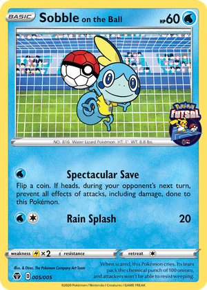 Sobble on the Ball card image