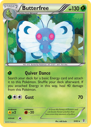 Butterfree card image