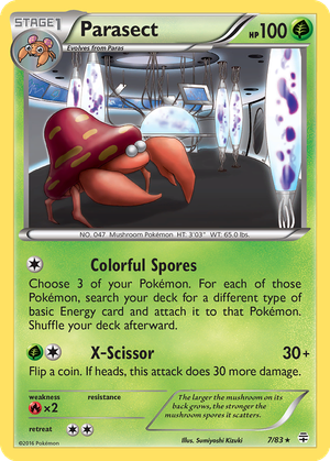 Parasect card image