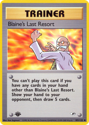 Blaine's Last Resort card image
