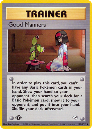 Good Manners card image