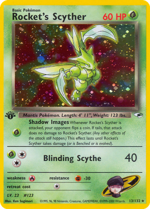 Rocket's Scyther card image