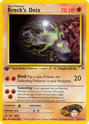 Brock's Onix card image
